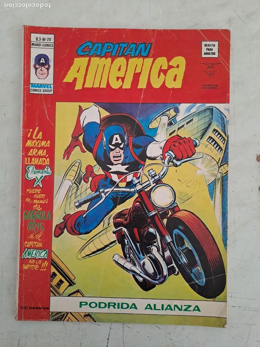 C&oacute;mics: Capit&aacute;n America 20 volumen 3, V&eacute;rtice - Foto 1