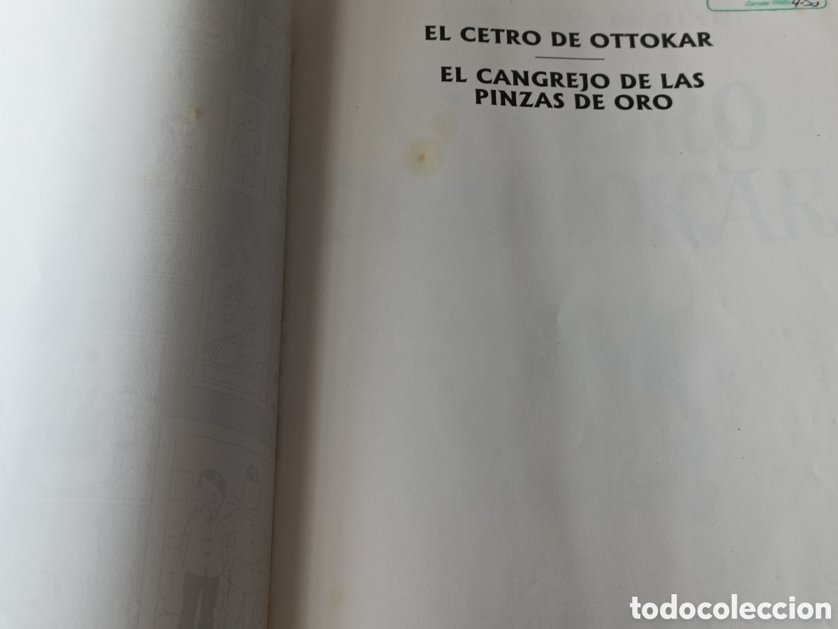 C&oacute;mics: El Cetro de Ottokar. Las aventuras de Tint&iacute;n. Circulo de lectores - Foto 7