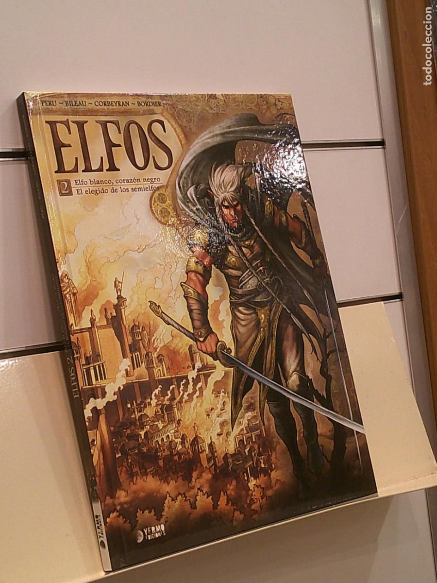 C&oacute;mics: ELFOS N&ordm; 2 ELFO BLANCO CORAZON NEGRO - EL ELEGIDO DE LOS SEMIELFOS - YERMO OFERTA - Foto 1