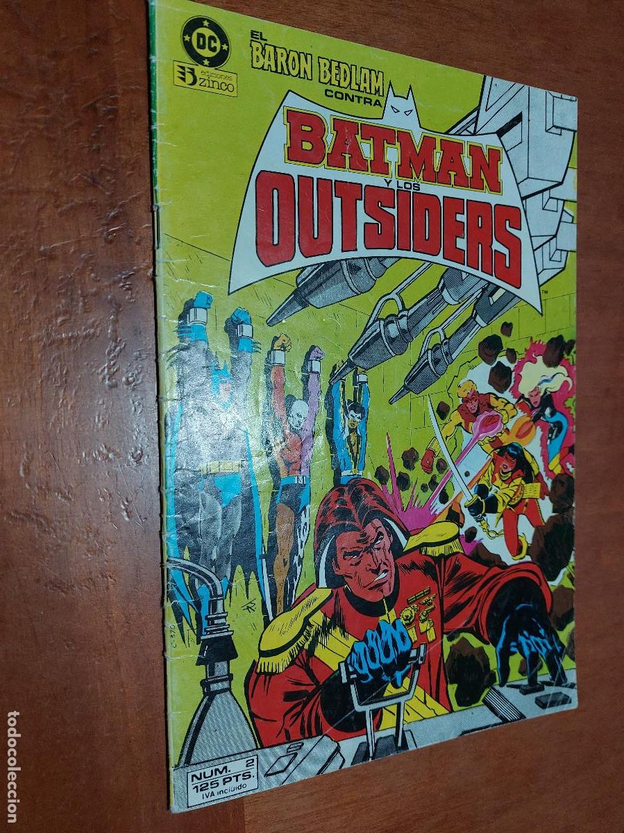 C&oacute;mics: BATMAN Y LOS OUTSIDERS. EL BAR&Oacute;N BEDLAM. ZINCO. GRAPA. BUEN ESTADO - Foto 1