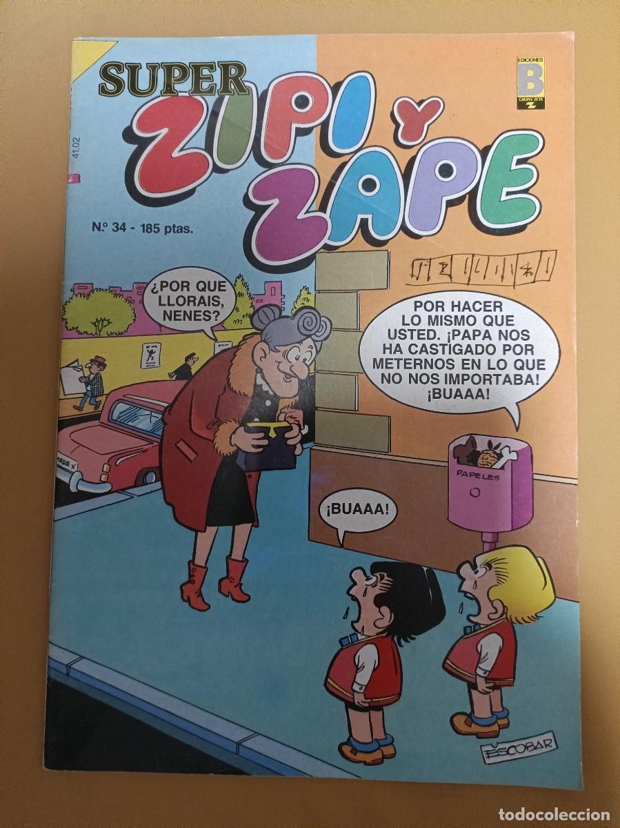 C&oacute;mics: SUPER ZIPI Y ZAPE, N&ordm; 34 EDICIONES B - Foto 1