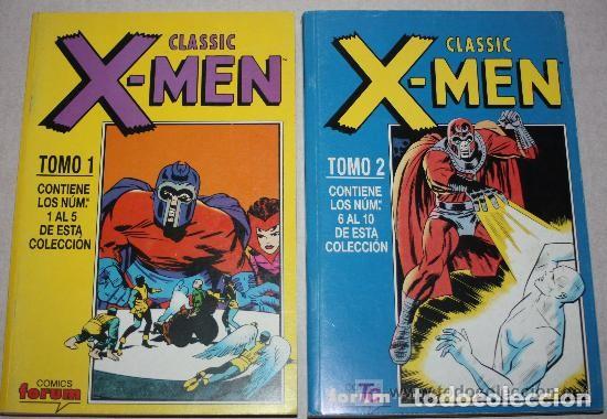 C&oacute;mics: CLASSIC X-MEN: Colecci&oacute;n completa de 10 EJEMPLARES en dos tomos.(FORUM) - Foto 1