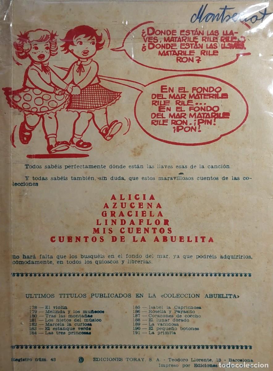 C&oacute;mics: ANTIGUO LOTE DE 4 COMICS (CUENTOS de la ABUELITA ) de E,TORAY 1956 - Foto 6