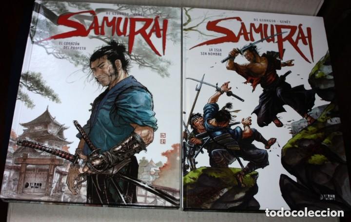 C&oacute;mics: Samur&aacute;i: El coraz&oacute;n del profeta + La isla sin nombre ( COLECCION COMPLETA en dos TOMOS integrales) - Foto 1