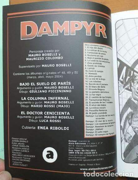 C&oacute;mics: COMIC - DAMPYR - DOS TITULOS - ALETA - Foto 3