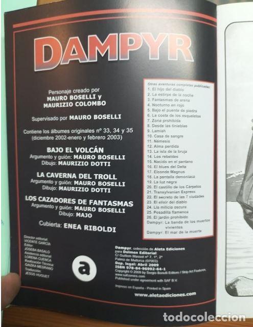 C&oacute;mics: COMIC - DAMPYR - DOS TITULOS - ALETA - Foto 4