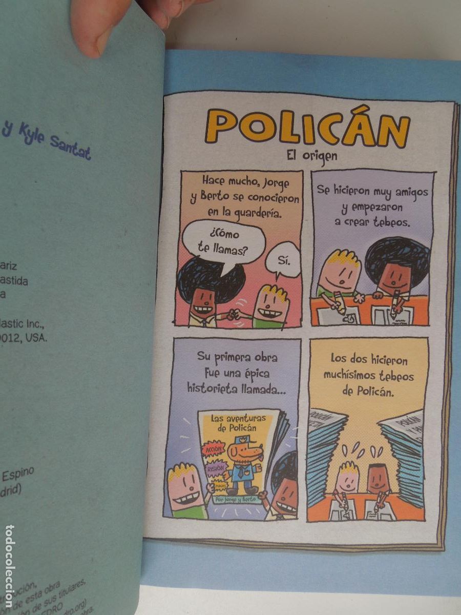 C&oacute;mics: POLIC&Aacute;N - DAV PILKEY - EDITORIAL SM 1&ordf; EDICI&Oacute;N 2017. - Foto 3
