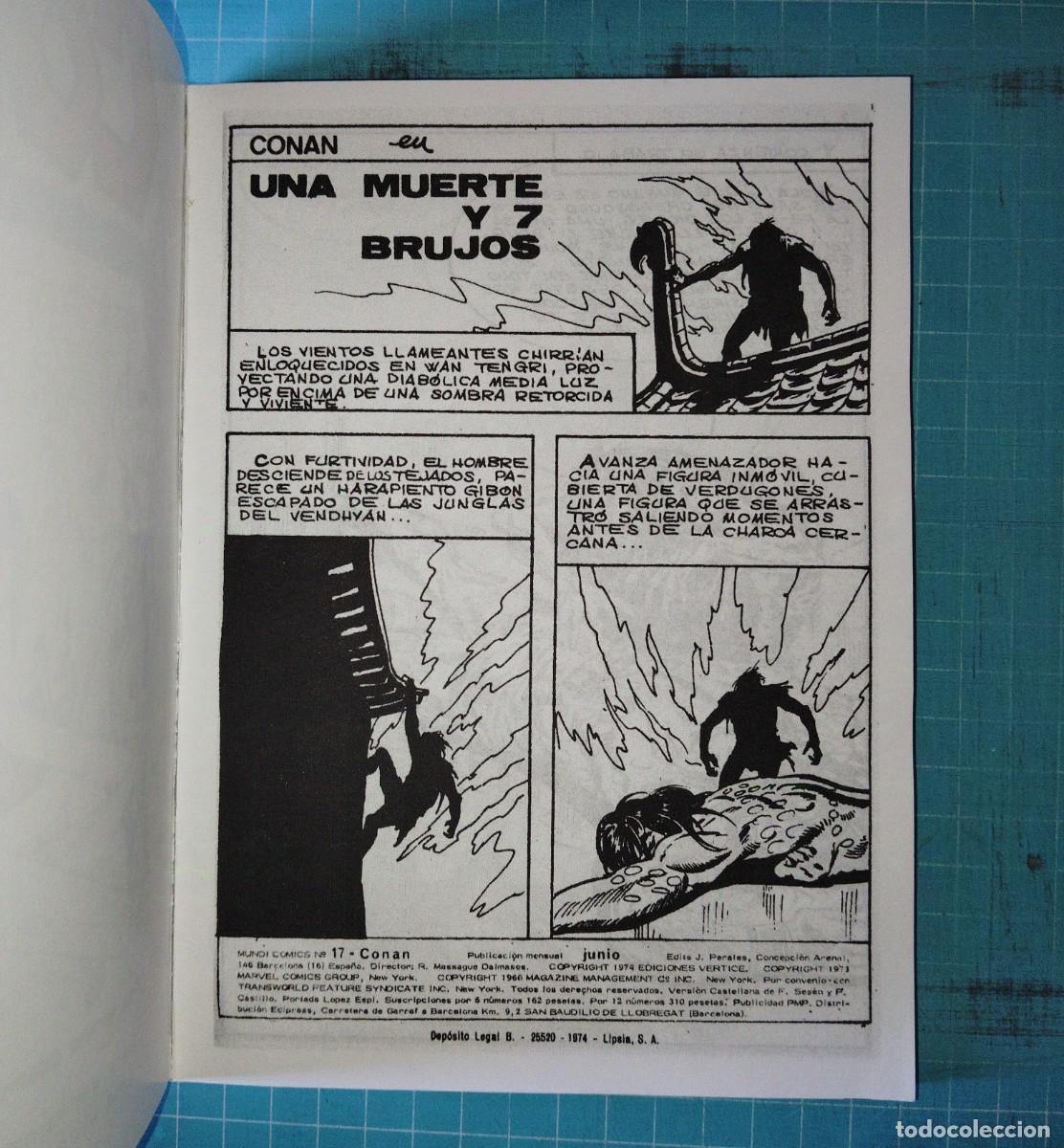 C&oacute;mics: R&Eacute;PLICA TACO N&ordm; 17 CONAN - Foto 4