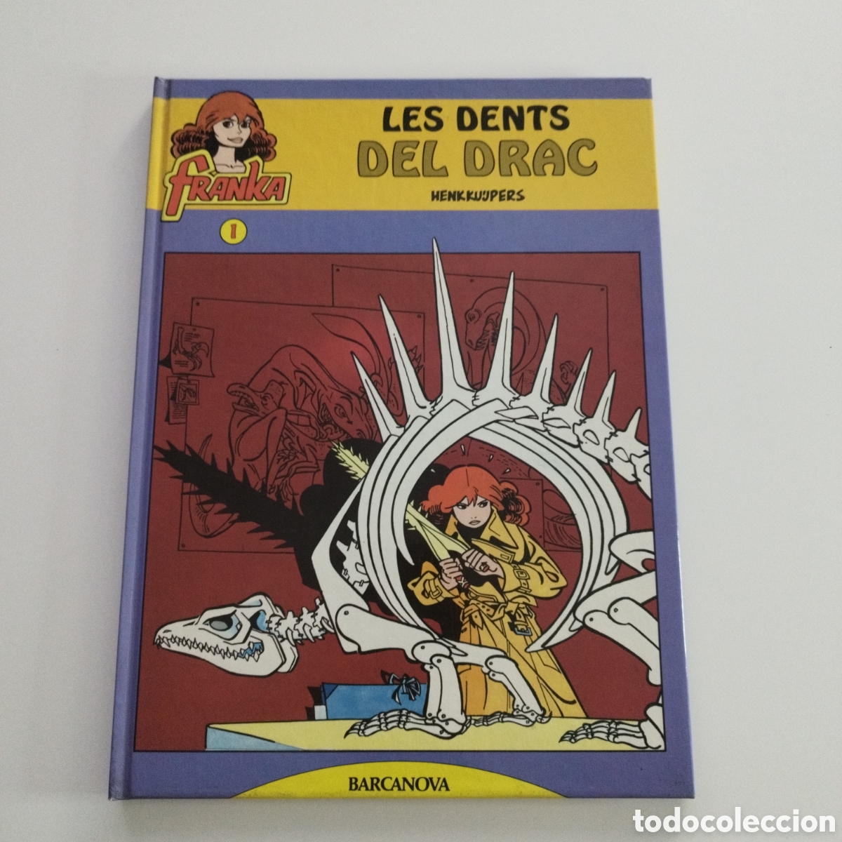 C&oacute;mics: FRANKA / # 1 / LES DENTS DEL DRAC / CATALAN / ED. BARCANOVA