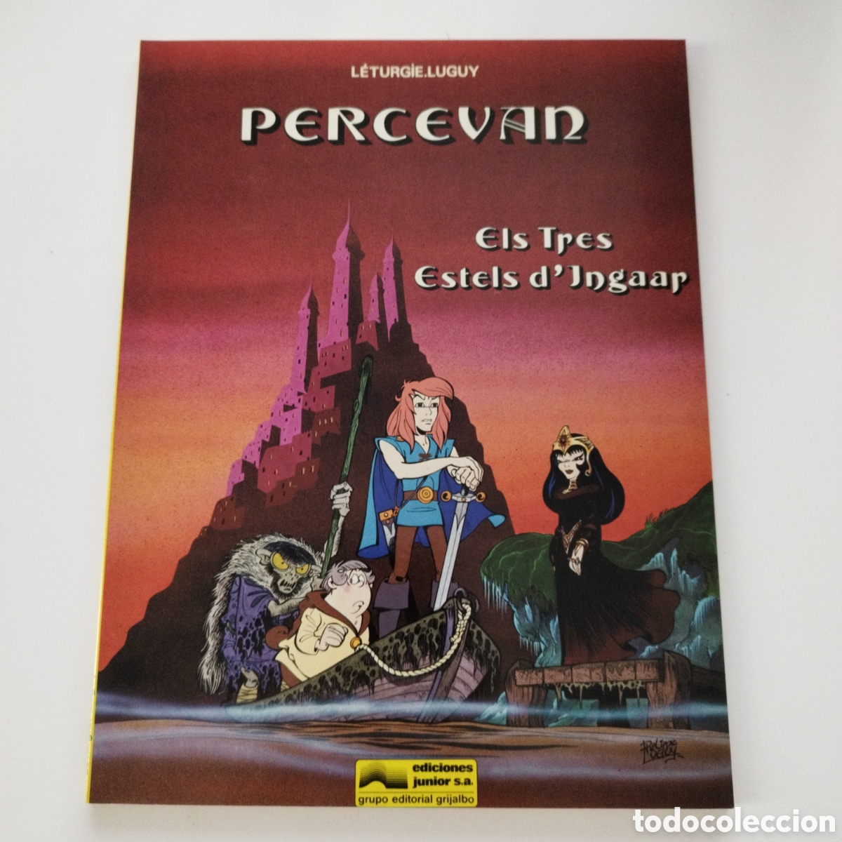 C&oacute;mics: PERCEVAN / # 1 / ELS TRES ESTELS DINGAAR / CATALAN / ED. JUNIOR GRIJALBO / - Foto 1