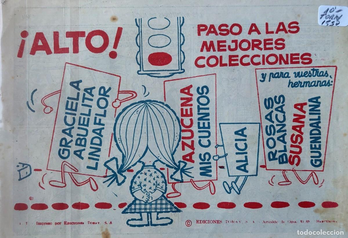 C&oacute;mics: LOTE DE 5 COMICS ( COLECCION ALICIA ) de EDICIONES TORAY 1955 - Foto 2