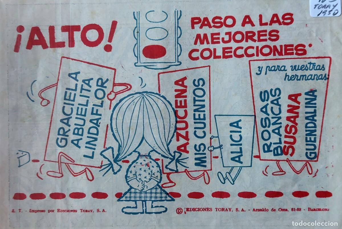 C&oacute;mics: LOTE DE 5 COMICS ( COLECCION ALICIA ) de EDICIONES TORAY 1955 - Foto 7