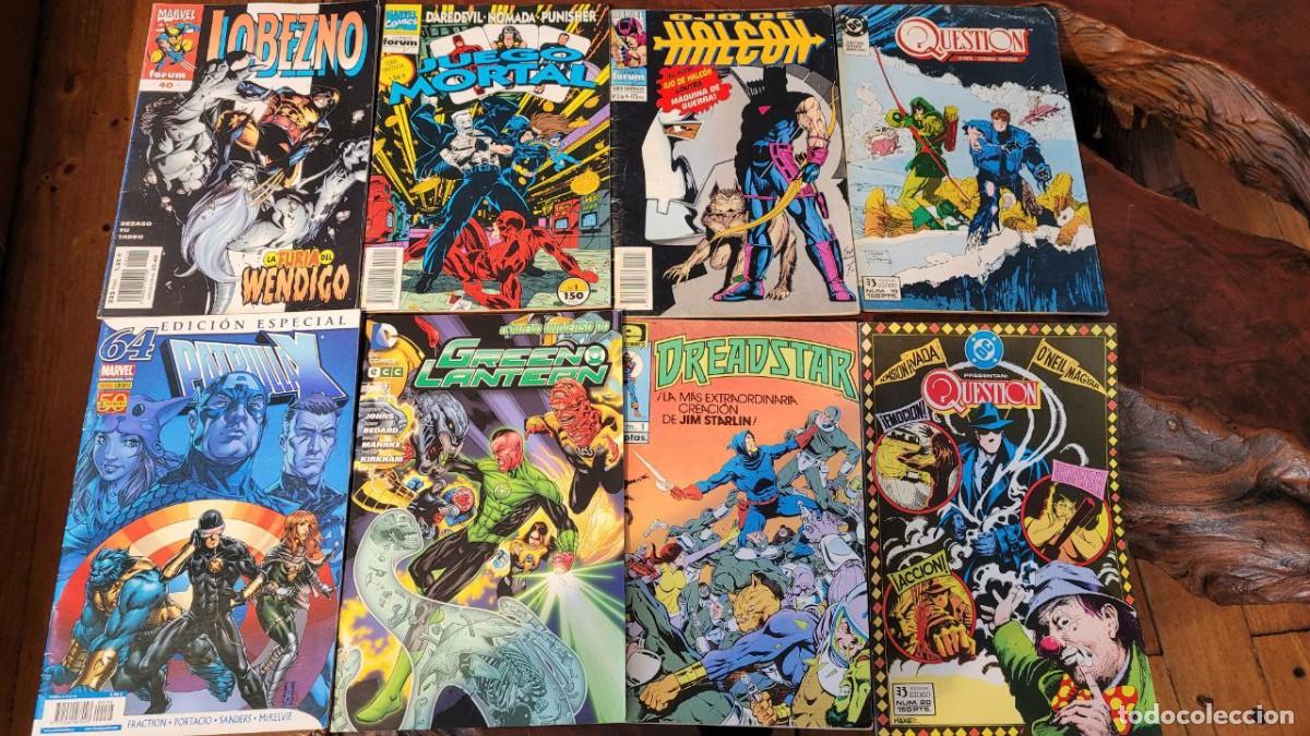 C&oacute;mics: 8 COMICS, DC GREEN LANTERN- EPIC DREADSTAR - MARVEL PATRULLA X - 3 MARVEL FORUM - 2 DC QUESTION - Foto 1