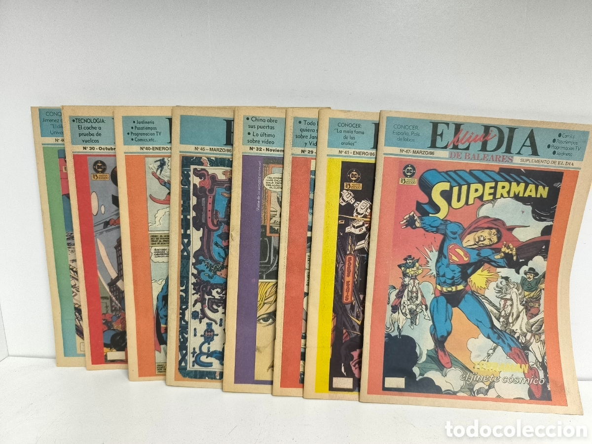 Comics: Lote el d&iacute;a de baleares mini suplemento comic 10 num
