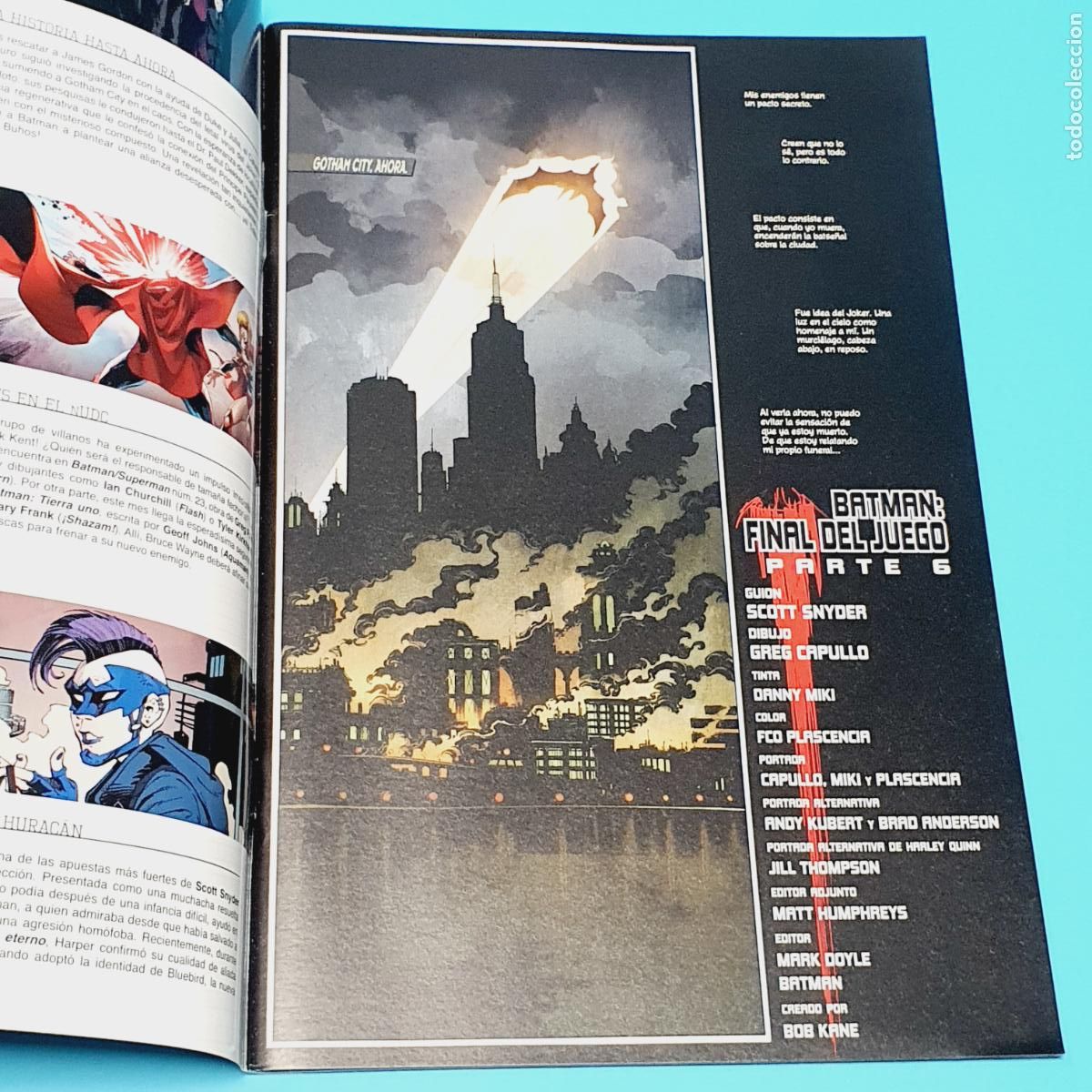 C&oacute;mics: COMIC-BATMAN-FINAL DE JUEGO.PARTE 6-N&ordm;41-DC COMICS-2015-NUEVO. - Foto 10