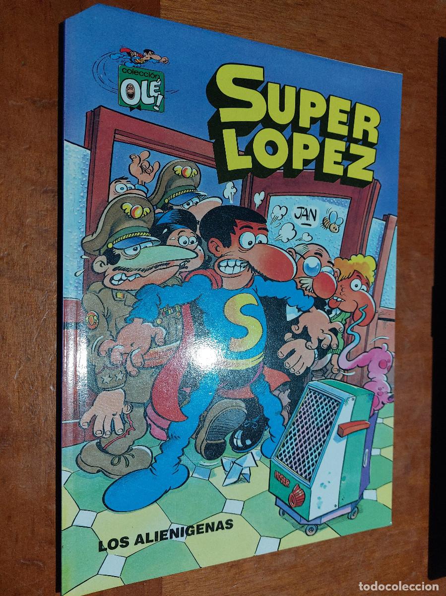 C&oacute;mics: LOS ALIEN&Iacute;GENAS. SUPER LOPEZ. RUSTICA. BUEN ESTADO. E 4 3 - Foto 1