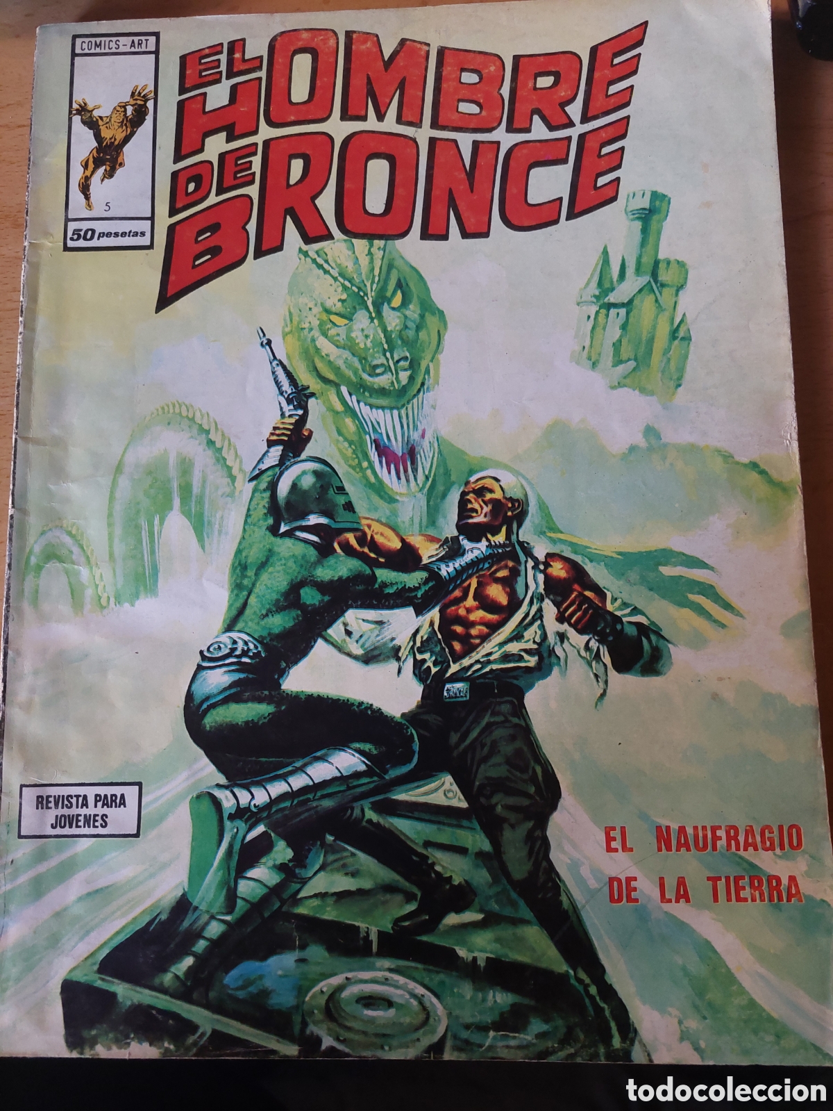C&oacute;mics: El Hombre de Bronce DOC SAVAGE. Marvel Comics-Art N&uacute;mero 5 Vertice - Foto 1