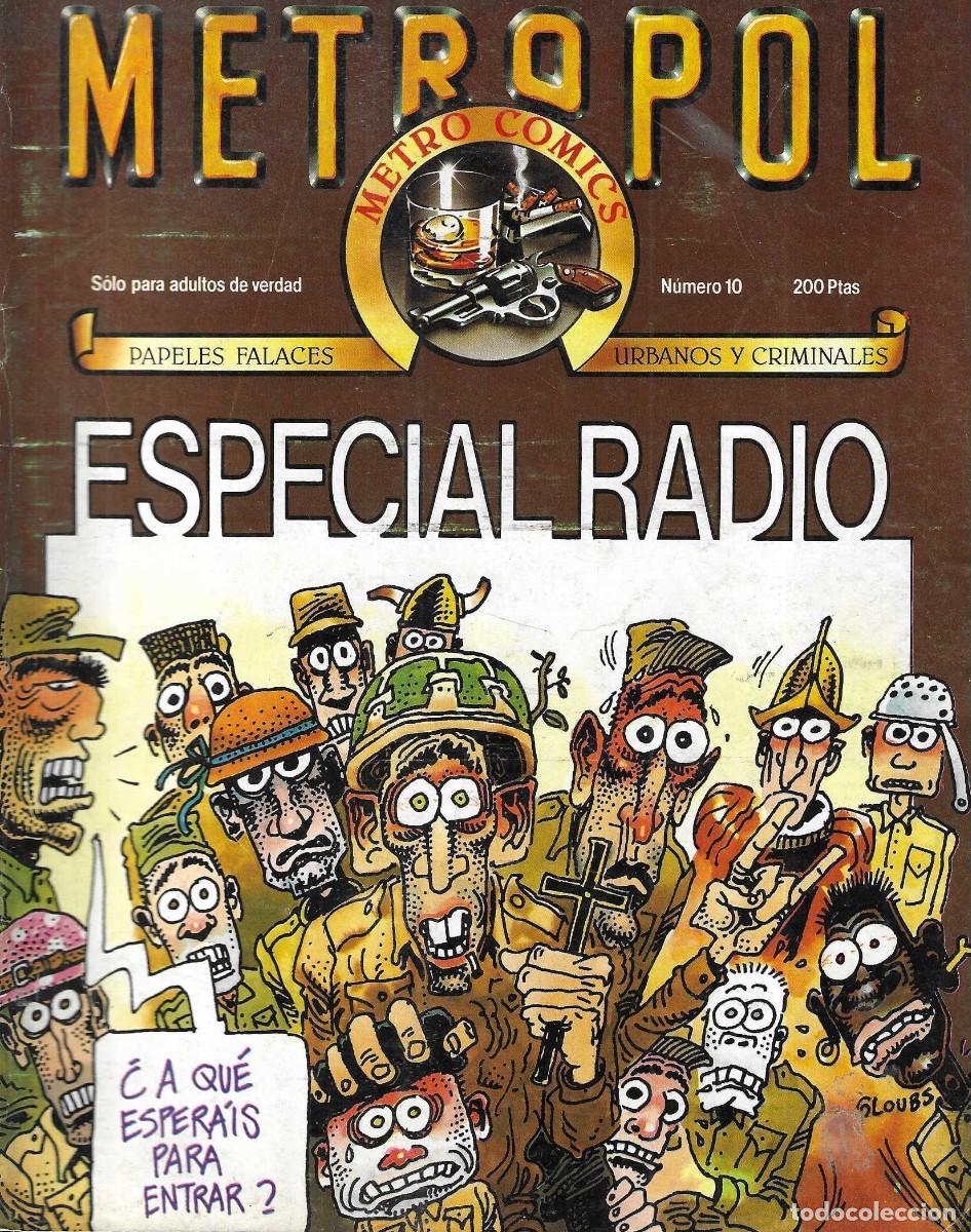C&oacute;mics: REVISTA METROPOL - n&ordm; 10 - ESPECIAL RADIO - EDICIONES METROPOL - 1983