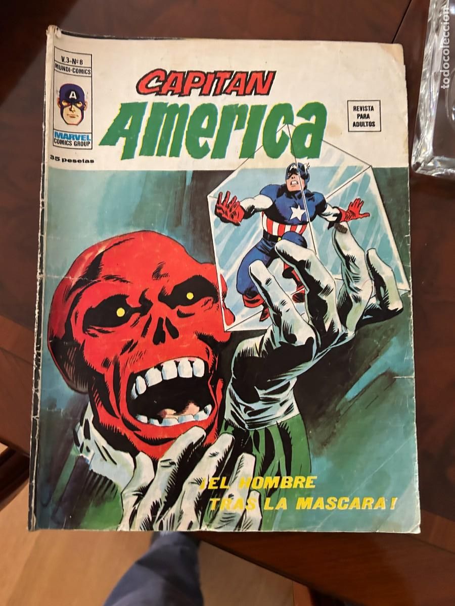 C&oacute;mics: capitan america v3 n&ordm; 8 correcto - Foto 1