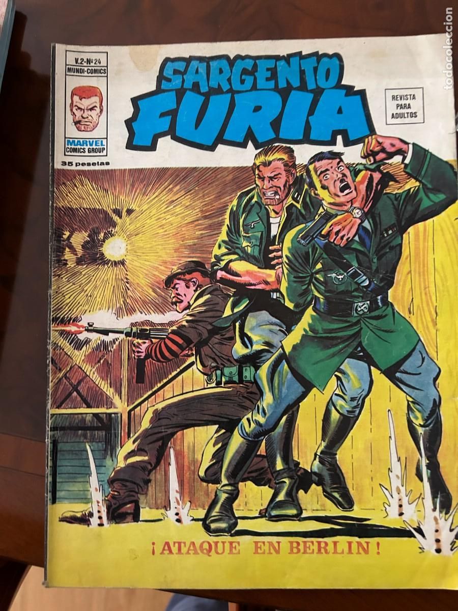 C&oacute;mics: sargento furia v2 n&ordm; 24 buen estado - Foto 1