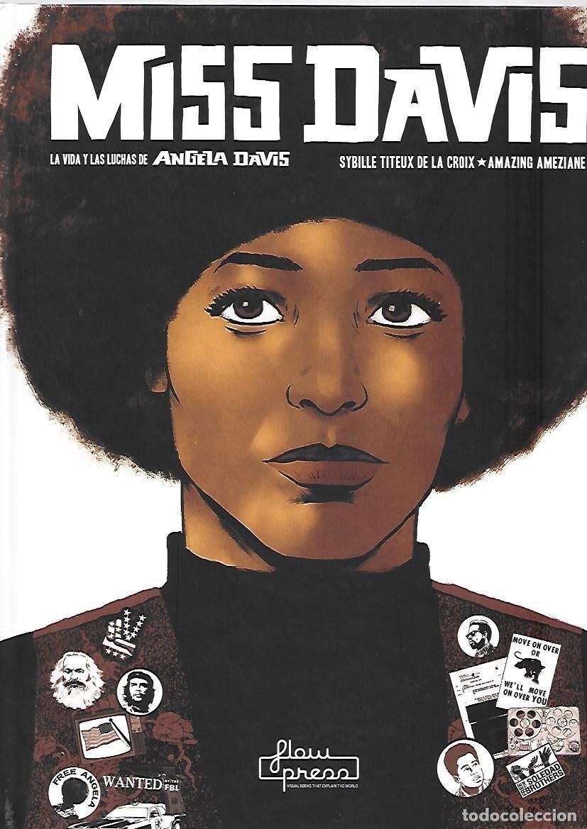 C&oacute;mics: Miss Davis: la vida y luchas de Angela Davis, 2020, Flow Press, impecable - Foto 1