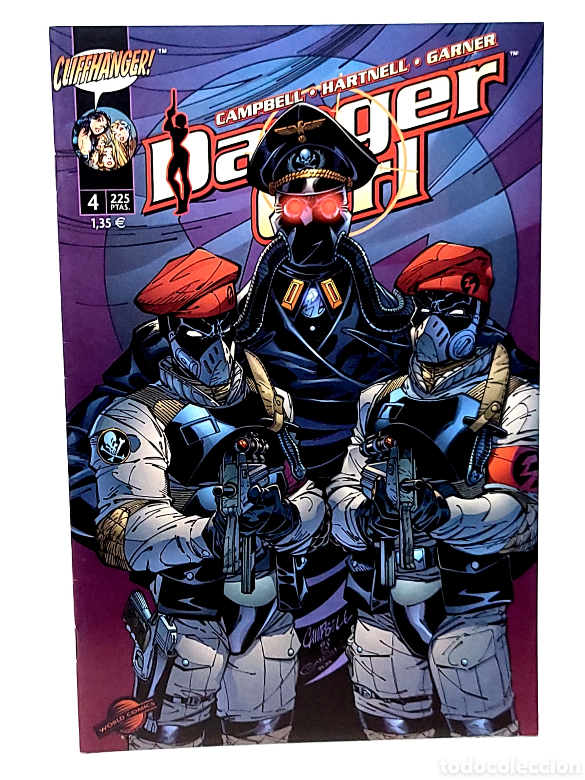 C&oacute;mics: DE KIOSCO DANGER GIRL 4 CLIFFHANGER PLANETA COMICS - Foto 1