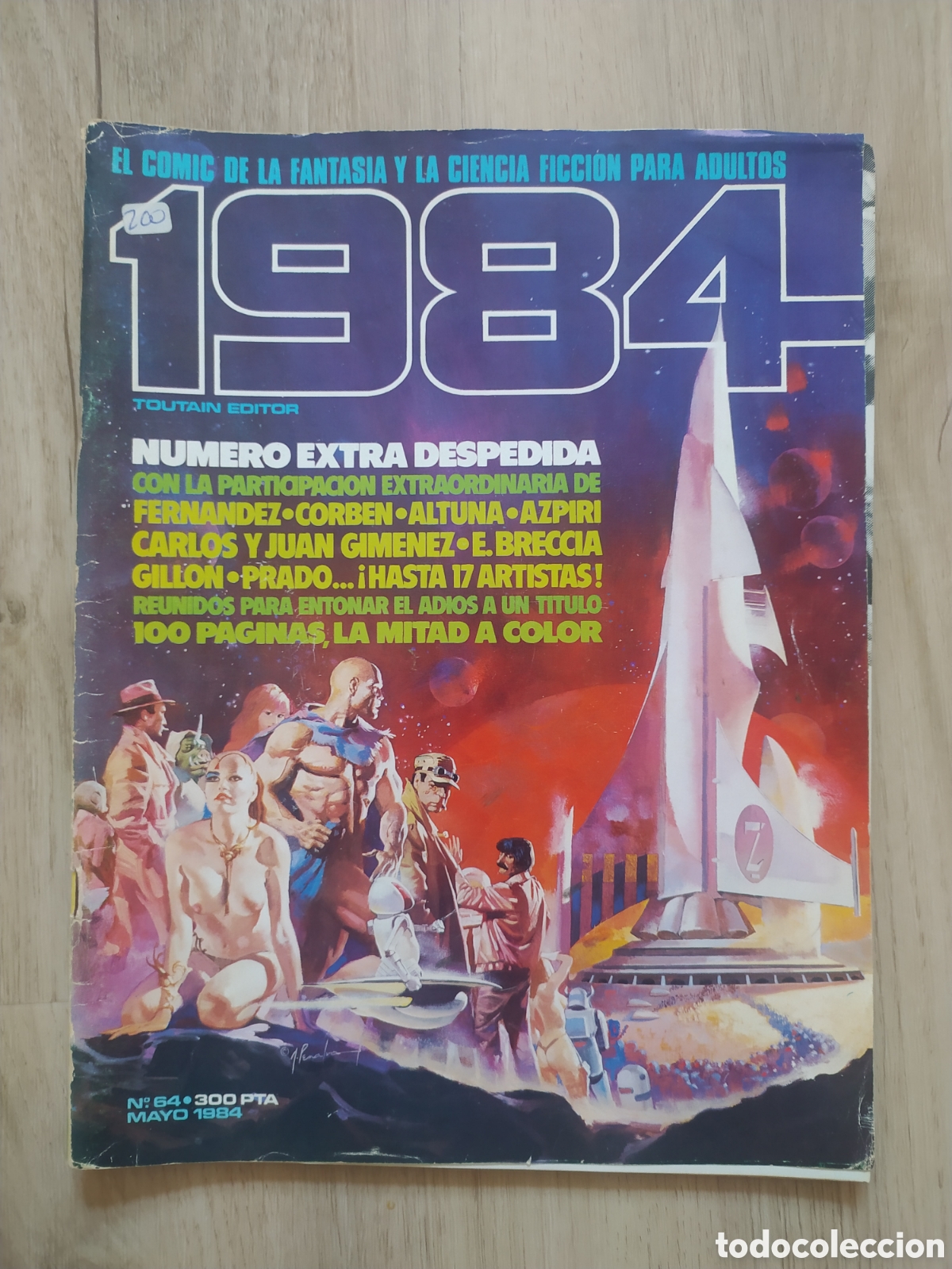C&oacute;mics: 1984 N&uacute;mero Extra despedida. N&deg;64 Toutain Editor - Foto 1