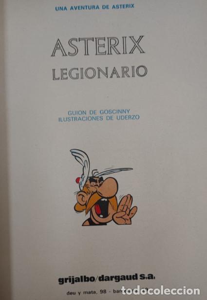 C&oacute;mics: COMIC, ASTERIX LEGIONARIO, GRIJALBO 1980 - Foto 4