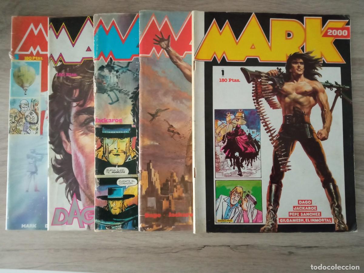 C&oacute;mics: MARK 2000, N&ordm; 1, 2, 3, 4 Y 5, DAGO - Foto 1