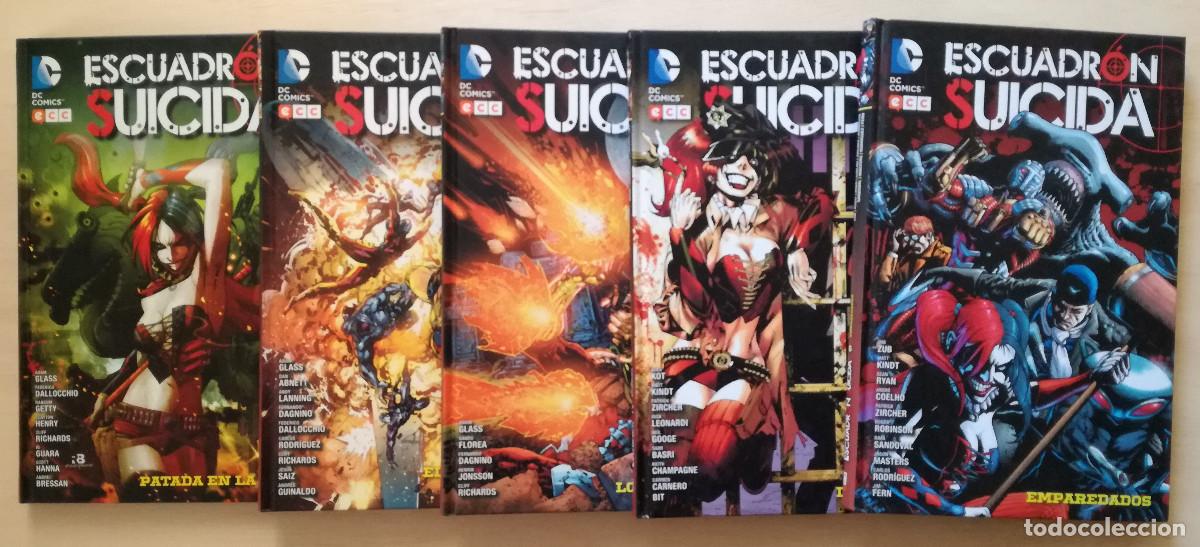 C&oacute;mics: ESCUADRON SUICIDA COMPLETA EN 5 VOLUMENES 1 2 3 4 5 NUEVO UNIVERSO DC - ECC - Foto 1