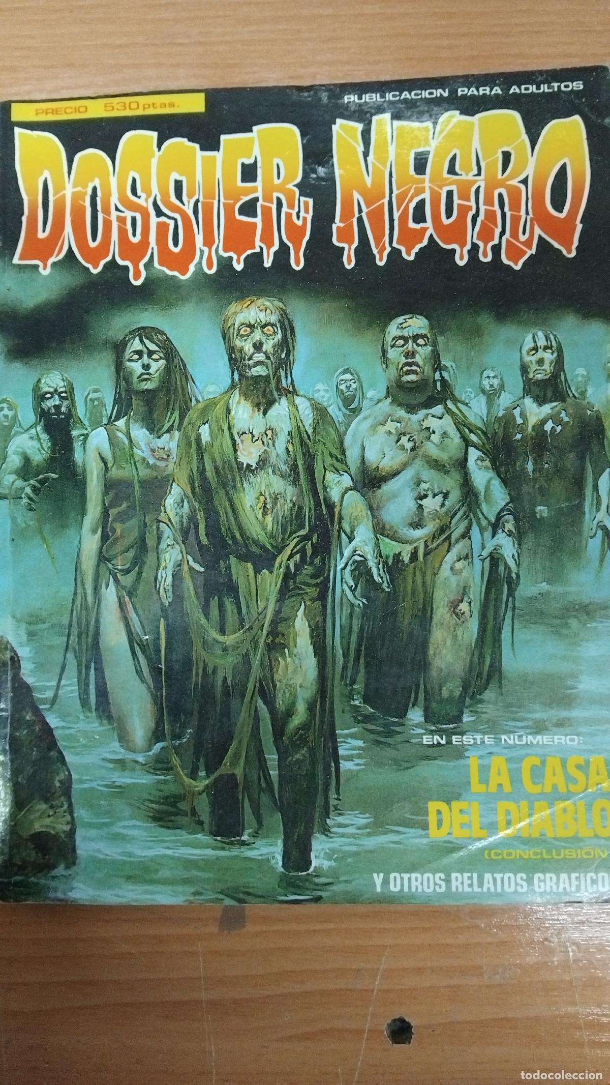 C&oacute;mics: DOSSIER NEGRO EXTRA 4 - RETAPADO DEL N&ordm; 169 AL 173. EDICIONES DELTA. - Foto 1