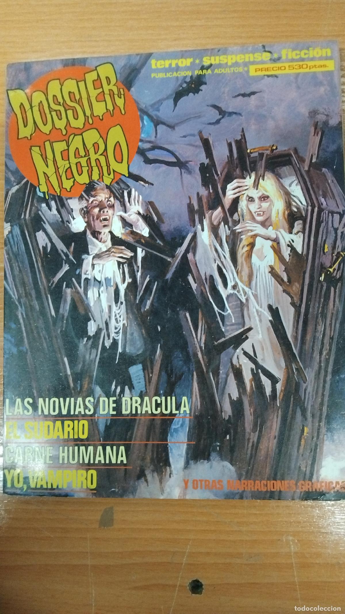 C&oacute;mics: DOSSIER NEGRO EXTRA 10 - RETAPADO DEL N&ordm; 196 AL 199. EDICIONES DELTA. - Foto 1