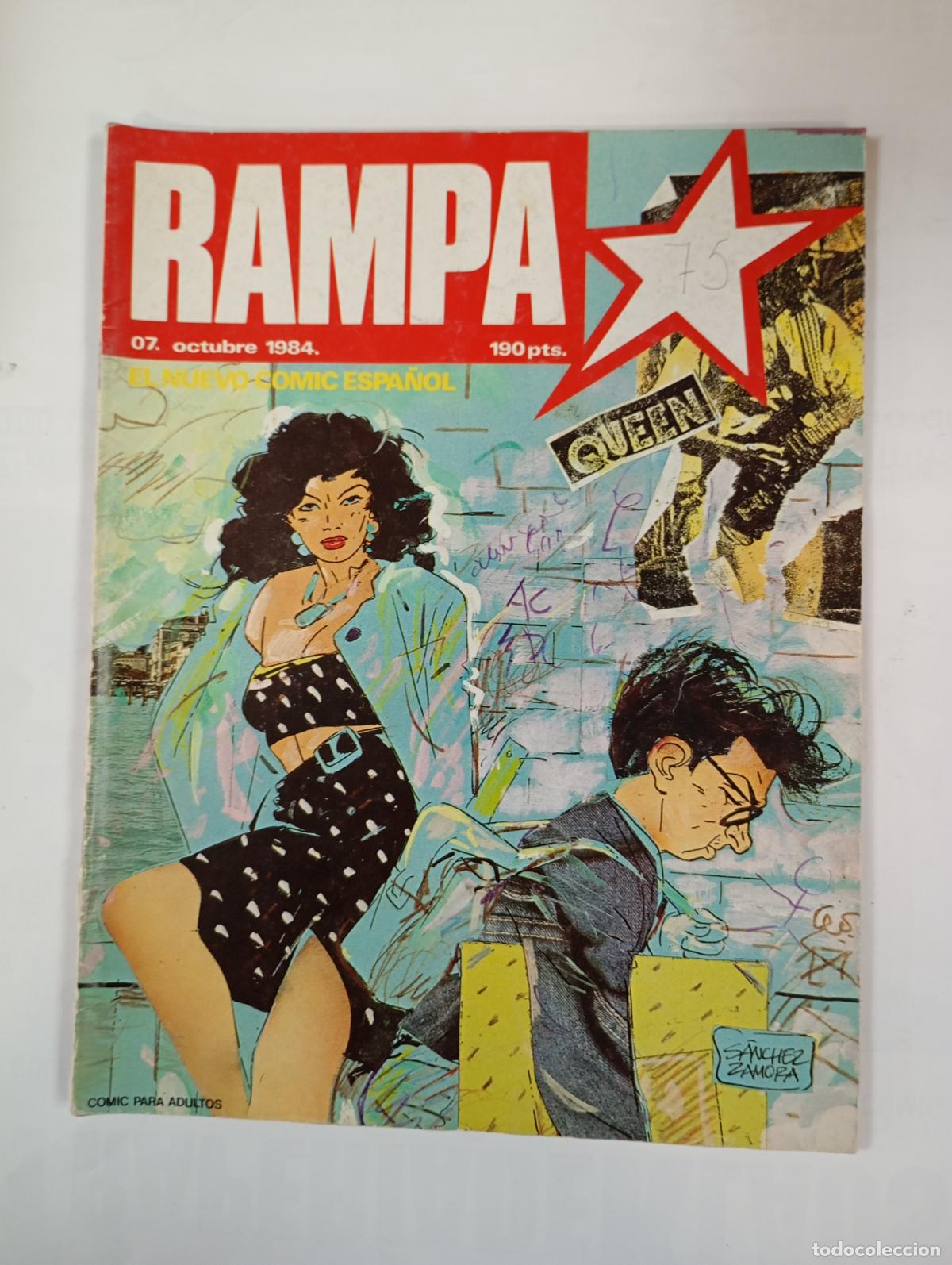 Comics: RAMPA 7 OCTUBRE 1984. EL NUEVO C&Oacute;MIC ESPA&Ntilde;OL. TDKC47