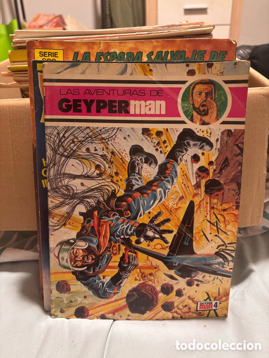 C&oacute;mics: Lote 4 c&oacute;mics Jeyper man , Conan , Dossier negro - Foto 1