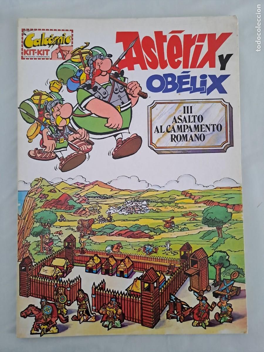 C&oacute;mics: Asterix y Obelix, calcomic III, asalto al campamento Romano, en muy buen estado