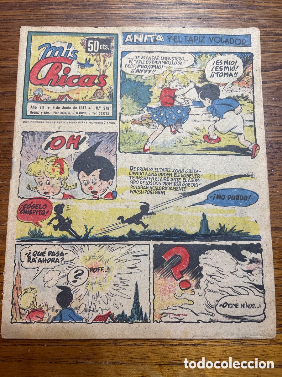 Cómic Mis Chicas ( Muñecas Mariló Anita Diminuta…) 1947 Núm 279