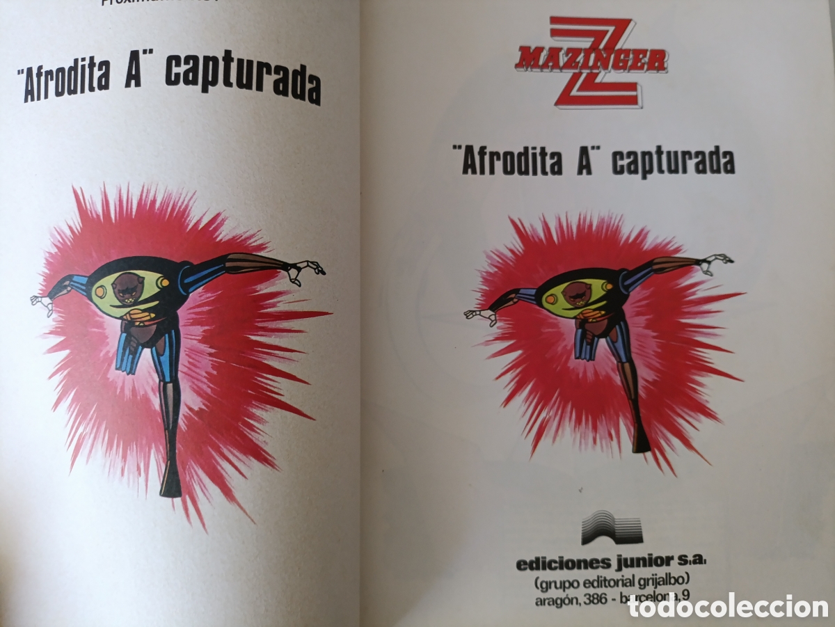 C&oacute;mics: Tomo con 6 cap&iacute;tulos Mazinger z .1978 - Foto 2