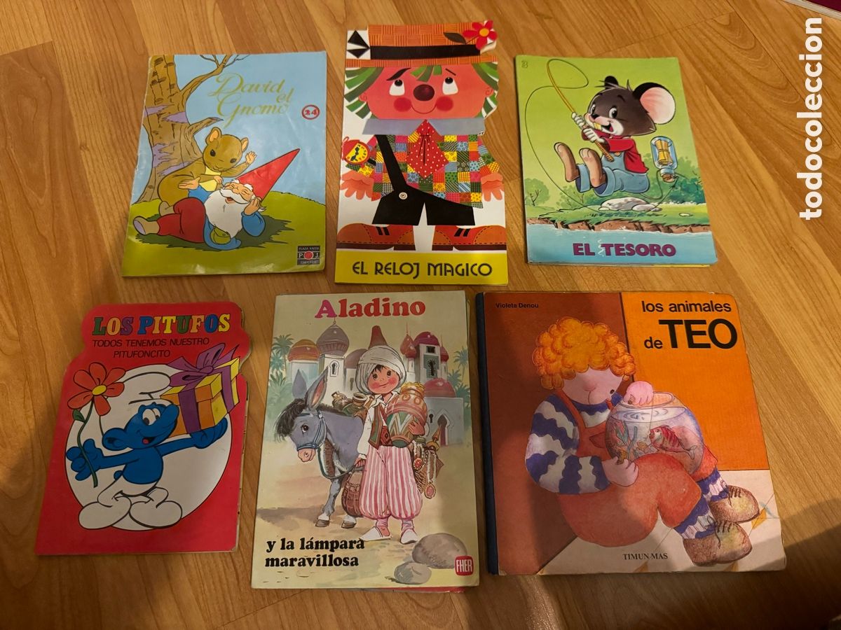 C&oacute;mics: Lote cuentos ni&ntilde;os - Pitufos - David en gnomo - Teo - Foto 1