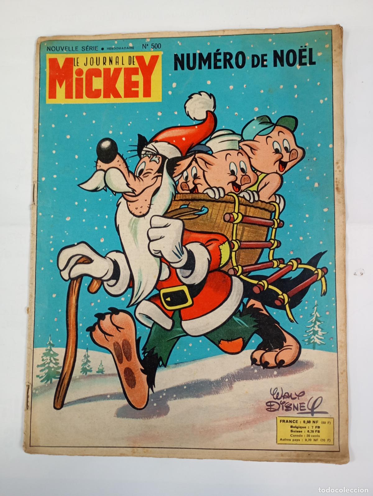 C&oacute;mics: LE JOURNAL DE MICKEY. N&ordm; 500. NUMERO DE NOEL. TDKC49 - Foto 1