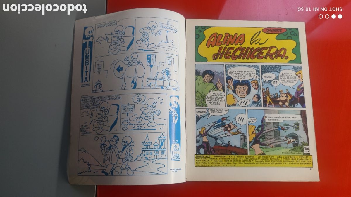 C&oacute;mics: MANDRAKE MERLIN EL MAGO,N&deg; 3 - SUPER EL&Eacute;CTRICO - Foto 4