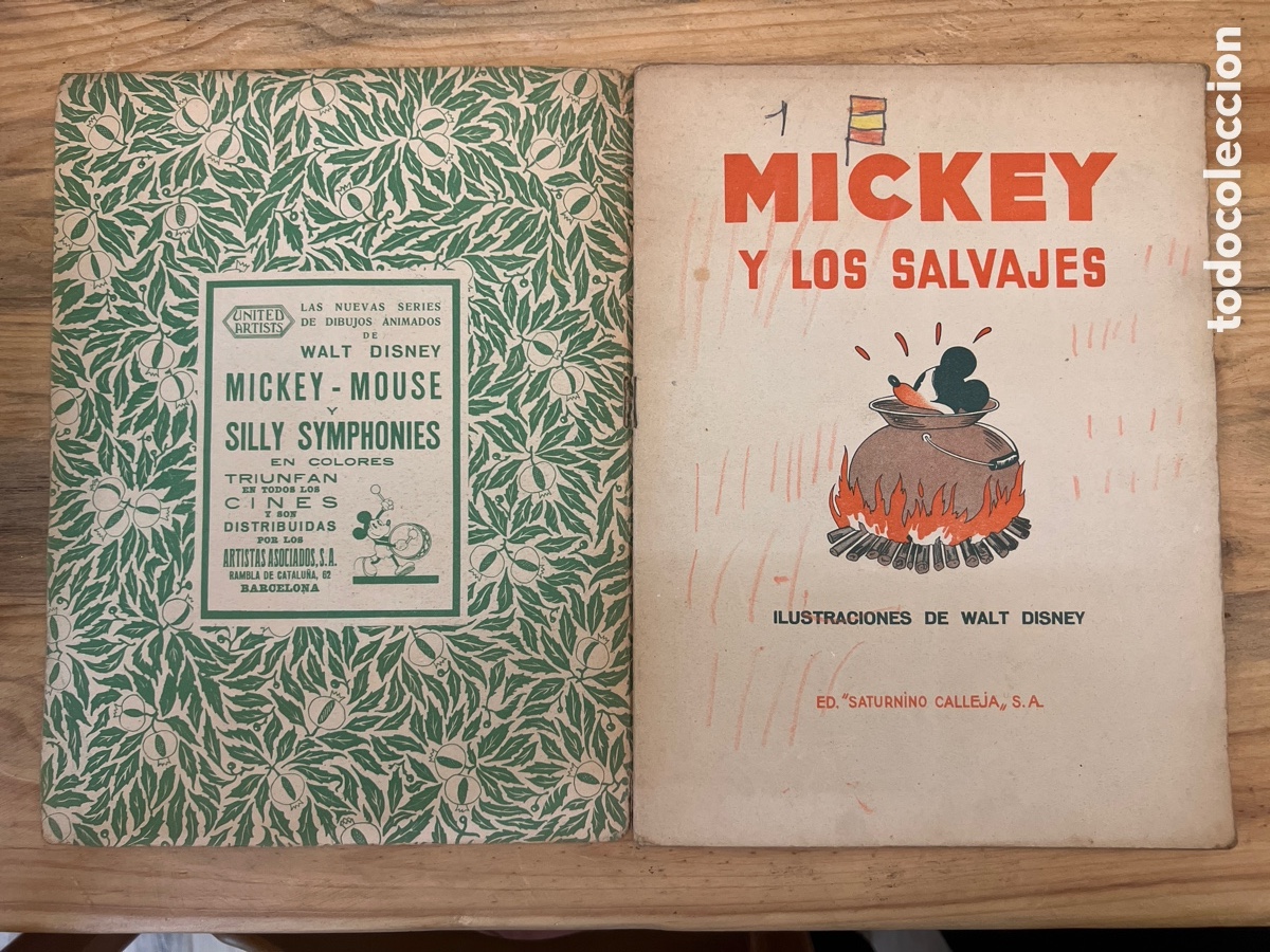 C&oacute;mics: MICKEY Y LOS SALVAJES SATURNINO CALLEJA - Foto 2