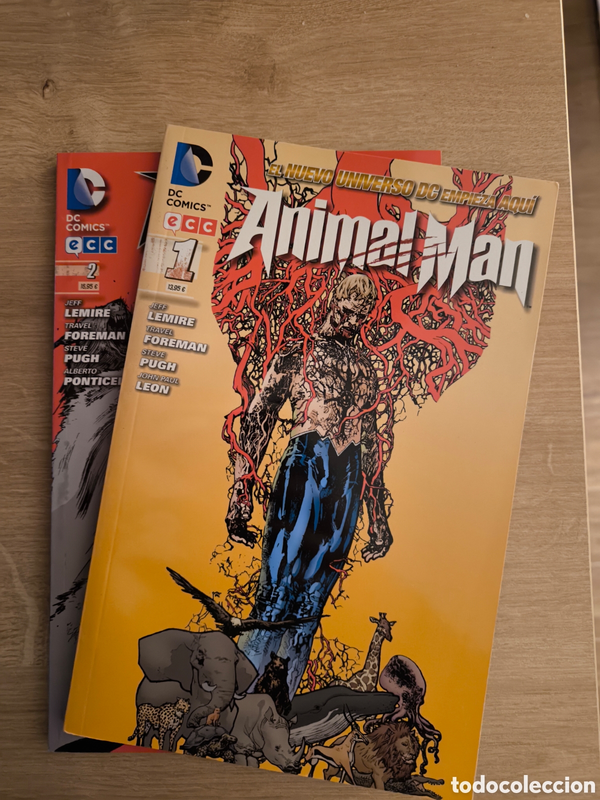 C&oacute;mics: Animal man 1 y 2. Lemire - Foto 1