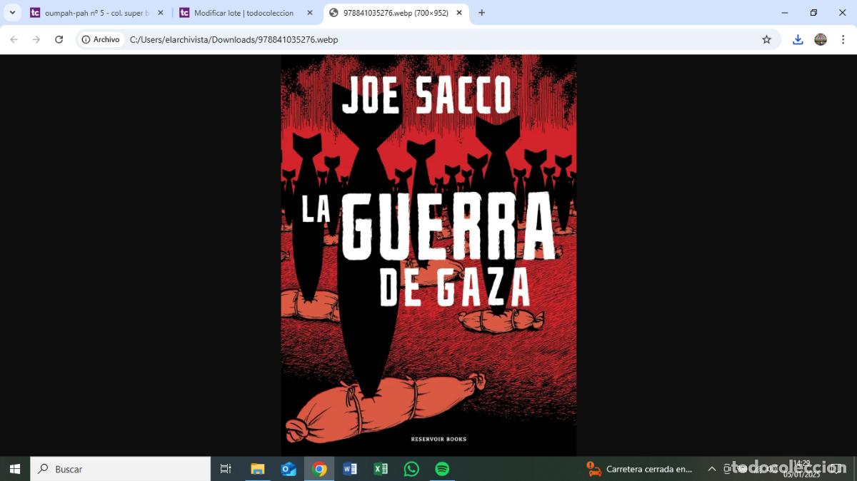 C&oacute;mics: GUERRA DE GAZA - JOE SACCO - Foto 1
