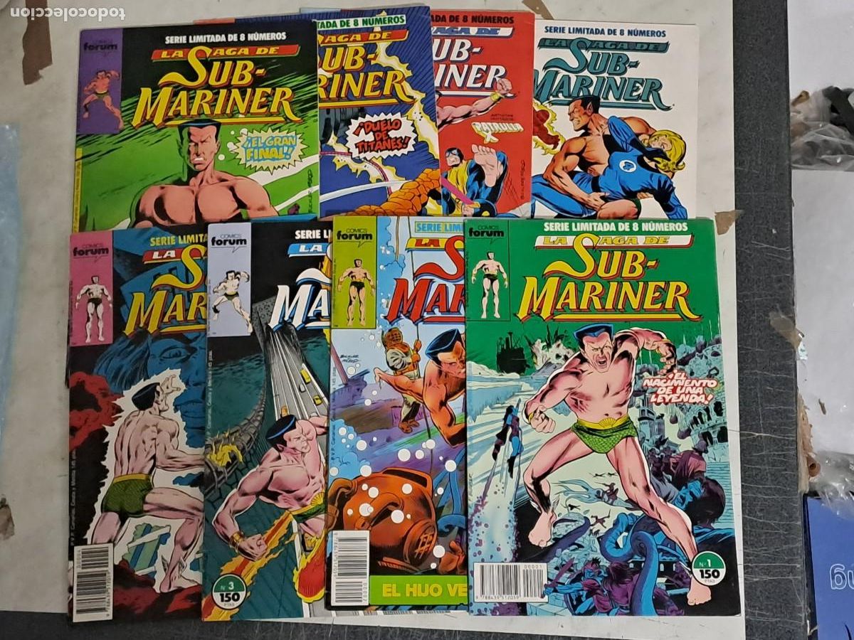 C&oacute;mics: Sub-mariner completa 8 n&uacute;meros, F&oacute;rum en perfecto estado - Foto 1
