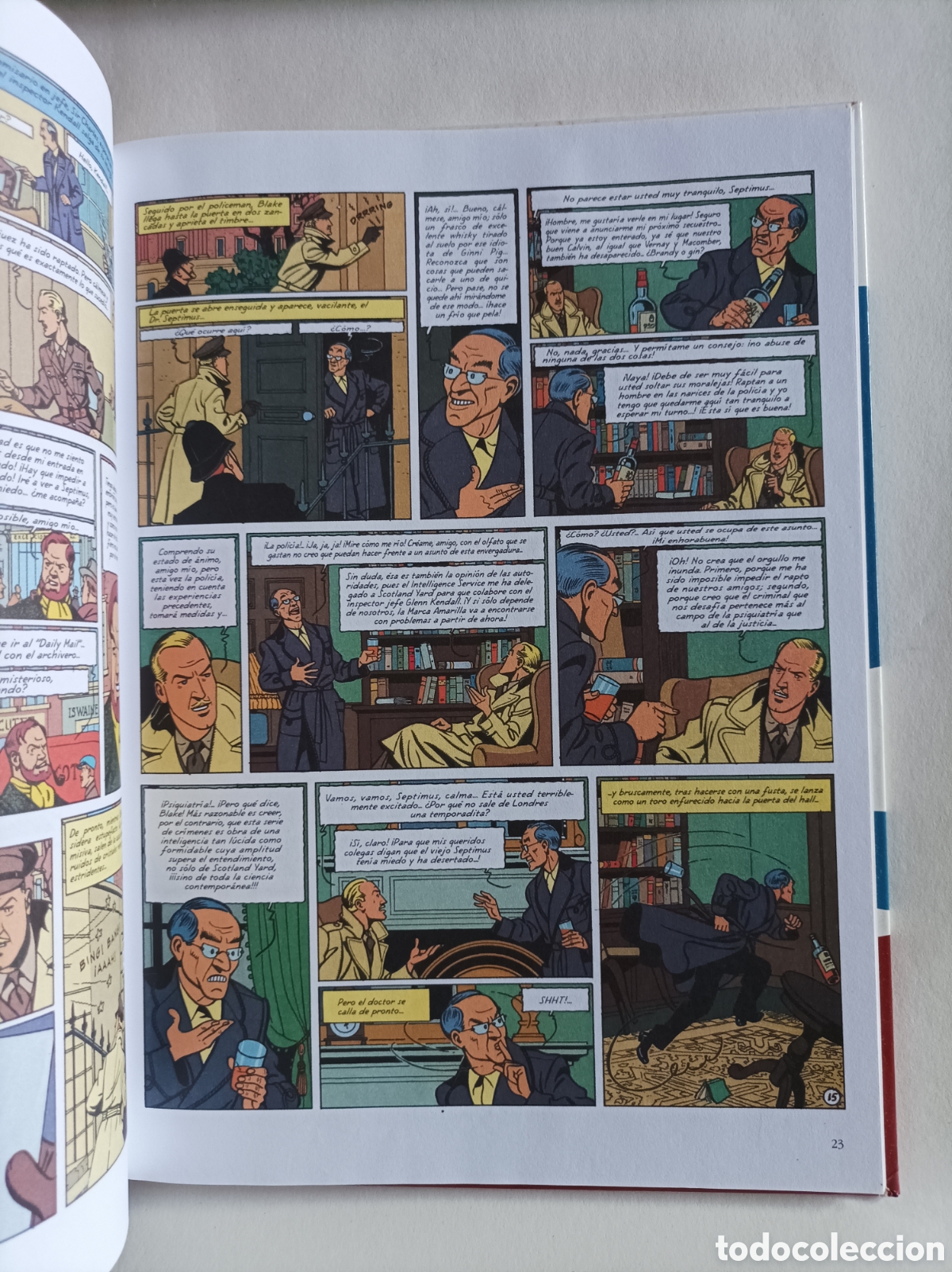 C&oacute;mics: Edgar P. Jacobs. Las aventuras de Blake y Mortimer. La marca amarilla + el caso del collar - 2 LIBRO - Foto 4
