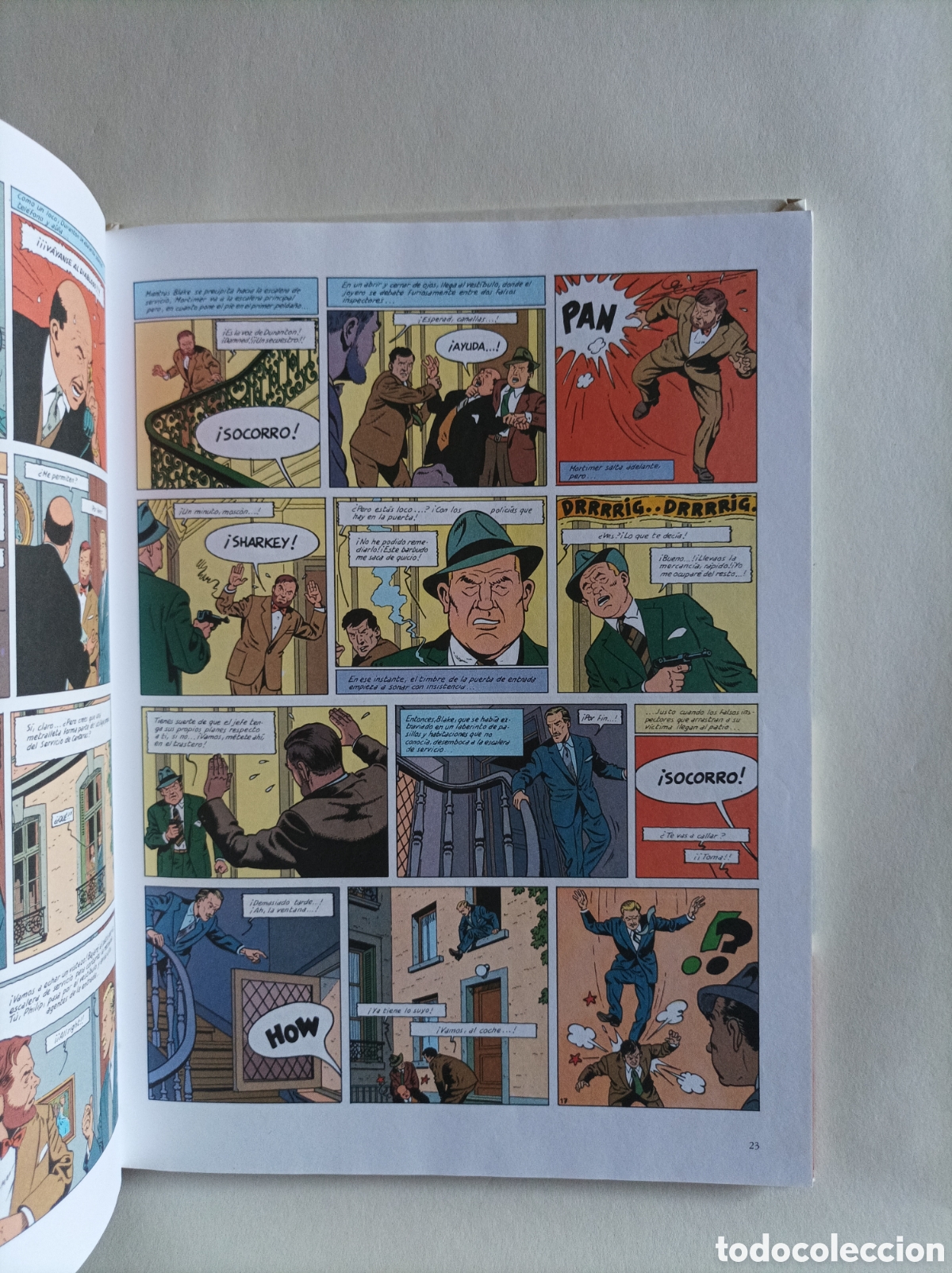 C&oacute;mics: Edgar P. Jacobs. Las aventuras de Blake y Mortimer. La marca amarilla + el caso del collar - 2 LIBRO - Foto 9