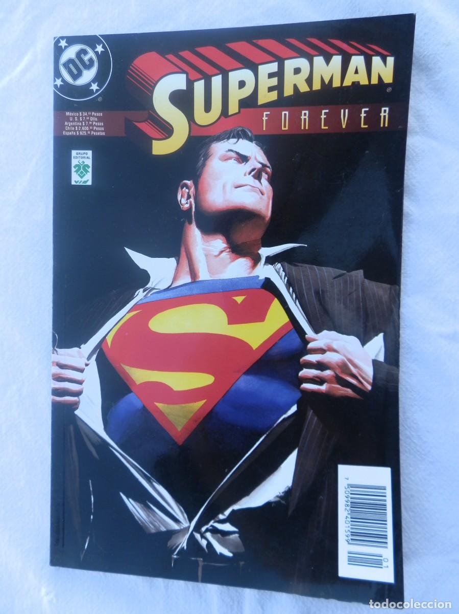 C&oacute;mics: SUPERMAN FOREVER EDITORIAL VID M&Eacute;XICO 1&ordf; EDICI&Oacute;N 1999. DC COMICS - Foto 1