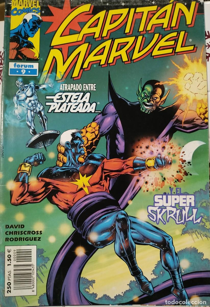 C&oacute;mics: COMIC CAPITAN MARVEL 9 ATRAPADO ENTRE ESTRELA PLATEADA Y EL SUPER SKRULL - Foto 1