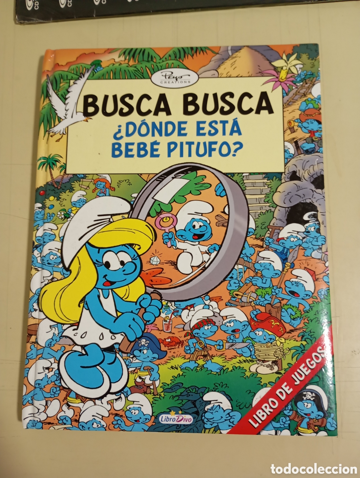 C&oacute;mics: BUSCA BUSCA, &iquest;DONDE ESTA BEBE PITUFO?, PEYO CREATIONS, 2011 - Foto 1