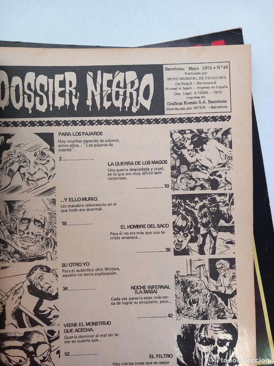 C&oacute;mics: COMIC DOSSIER NEGRO EDICIONES VERTICE - Foto 2